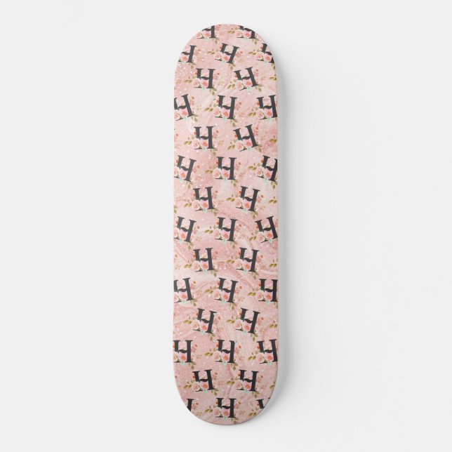 Skateboard Letra H (Anverso)
