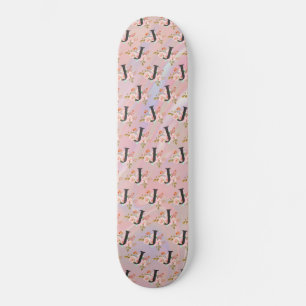 Skateboard Letra J