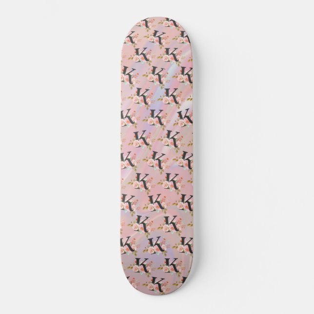 Skateboard Letra K (Anverso)