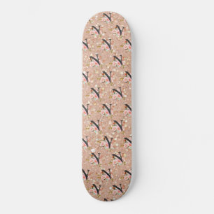 Skateboard Letra N