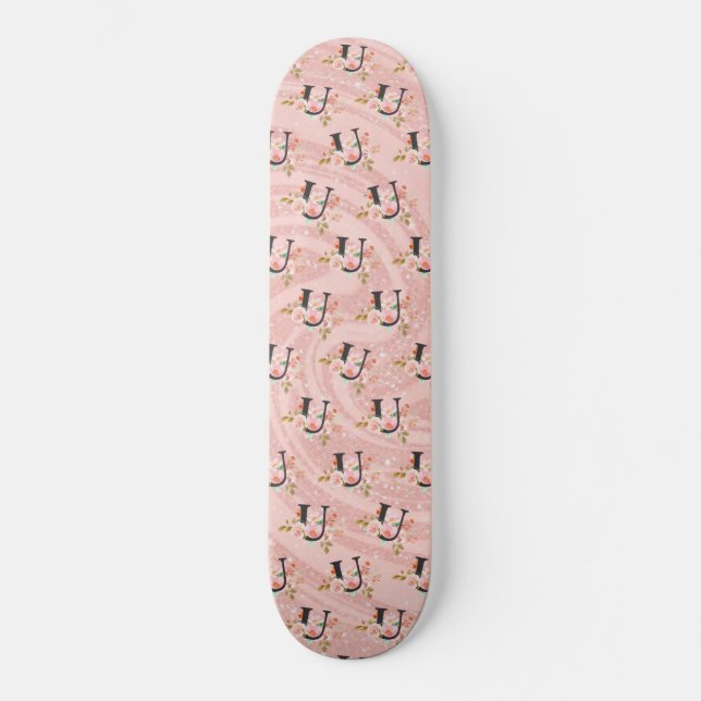 Skateboard Letra U (Anverso)