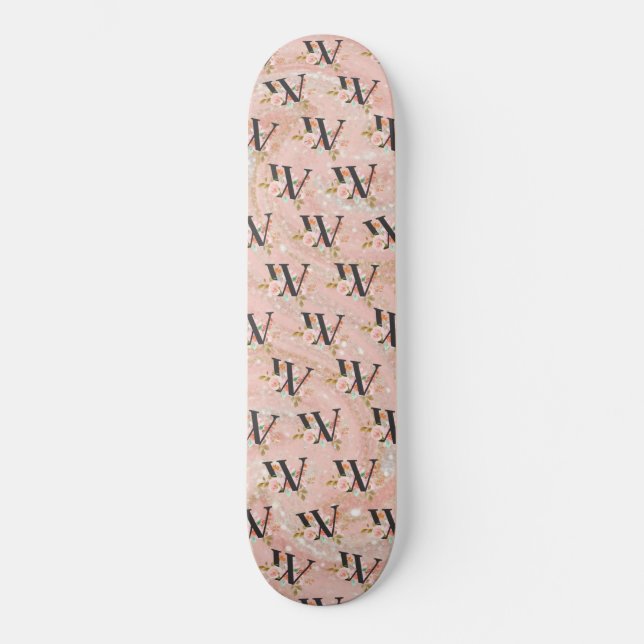 Skateboard Letra W (Anverso)