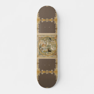 Skateboard Leyendo tablero de patines divertidos
