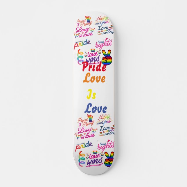SKATEBOARD LGBTQ (Anverso )