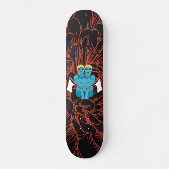 Skateboard Libertad reflexiva (Anverso)