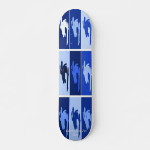 SKATEBOARD LIBERTY PERRO PRO TIENDA TIENDA AZUL TONO DE FRONT