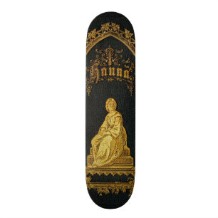 Skateboard Libro de oración judío dorado Hanna de la