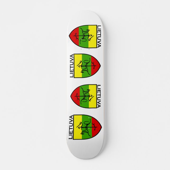 Skateboard Lietuva, Letonia, símbolo del latvija (Anverso )