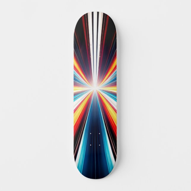 Skateboard Light Speed Stripes Art (Anverso)