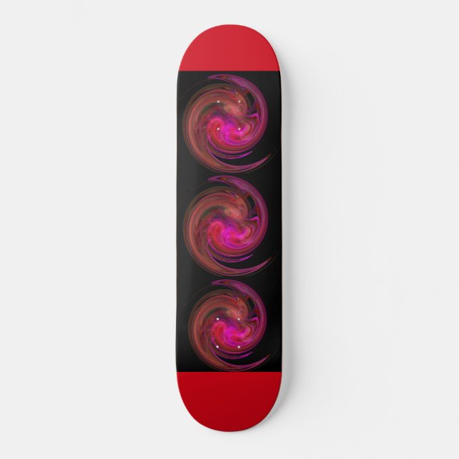 Skateboard LIGHT VORTEX ,black red purple pink brown (Anverso)