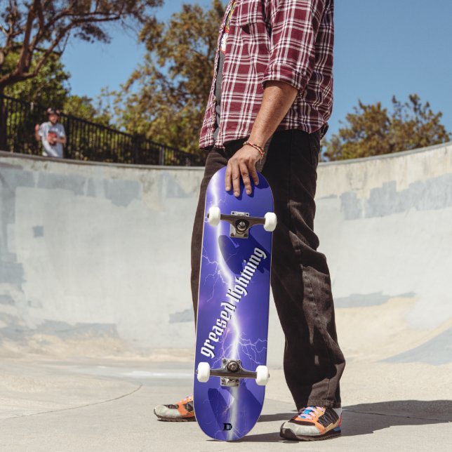 Skateboard Lightning Negrita Negrita Greasing Lightning Dd Br (Exterior 2)
