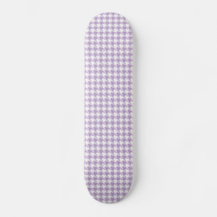 Skateboard Lilac de gallo y blanco