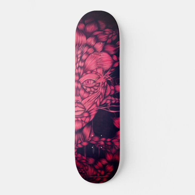 Skateboard Lilith Fluo Pink 2 (Anverso)