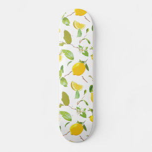 Skateboard Limón acuático y hojas 2
