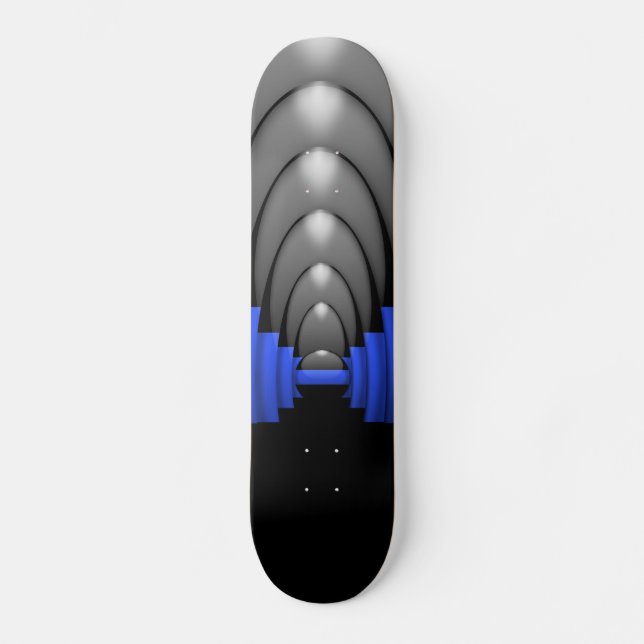 Skateboard Línea Azul delgada de la policía (Anverso)