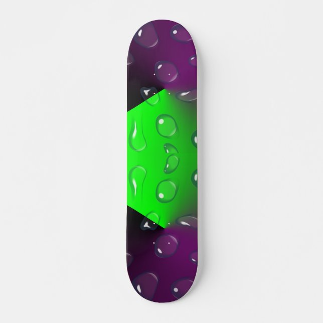 Skateboard línea verde (Anverso )