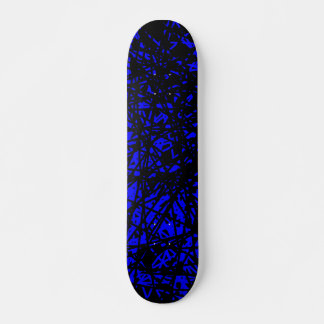 Skateboard Líneas abstractas - Azul