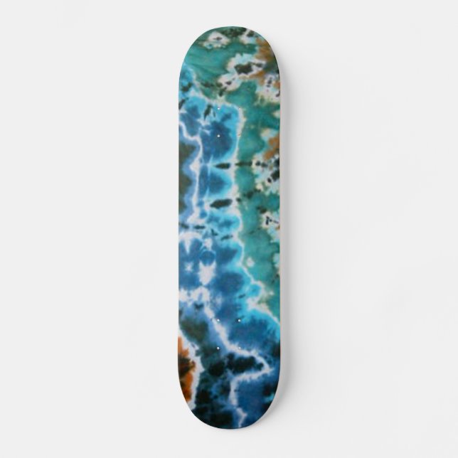 Skateboard Líneas Tie Dye (Anverso)