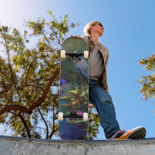 Skateboard Lirio de agua encantado de estanque Naturaleza Acu