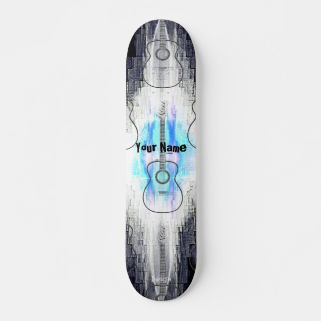 Skateboard Llama Acústica (Anverso )