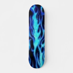 Skateboard llama azul
