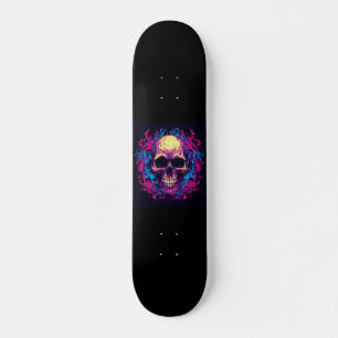Skateboard Llama de cráneo
