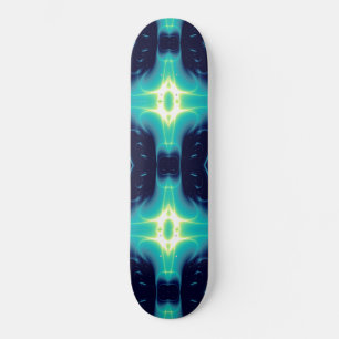 Skateboard LLAMA FRACTAL, azul