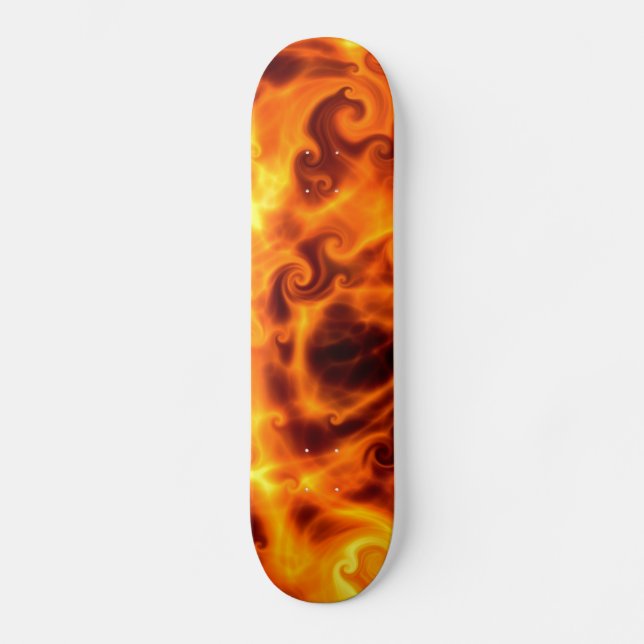 Skateboard Llamas de Swirly (Anverso)