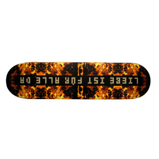 Skateboard Llamas explosiones