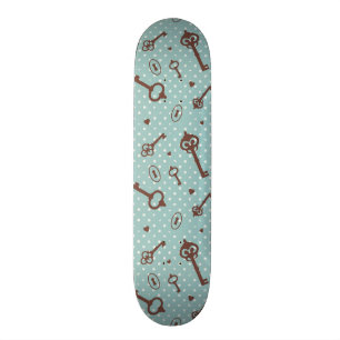 Skateboard Llaves retras de la tarjeta del día de San
