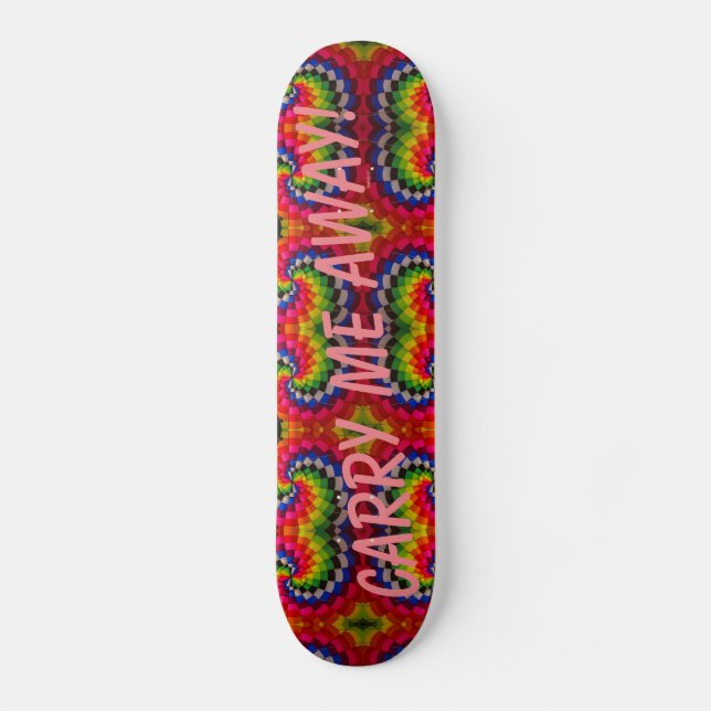 Skateboard llévame lejos! (Anverso)