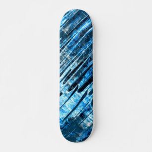 Skateboard Lluvia azul