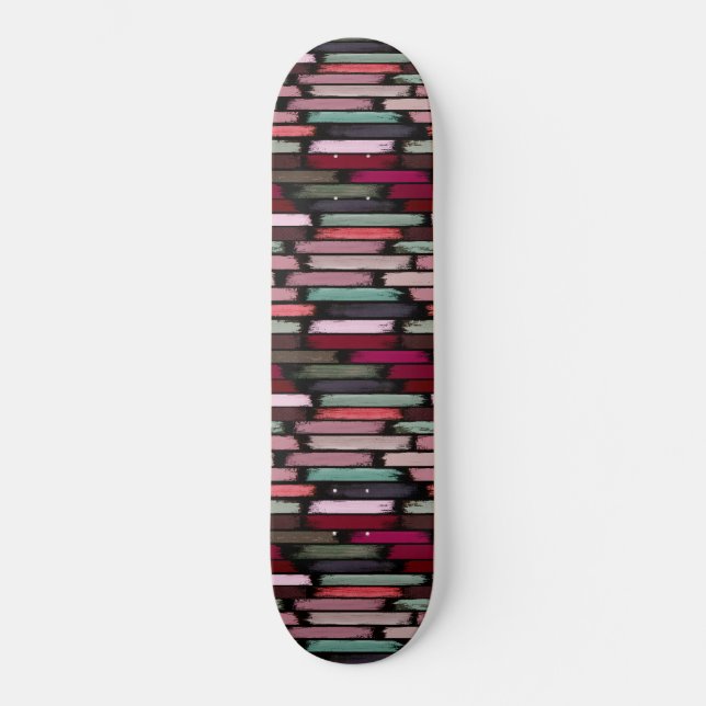 Skateboard Lluvia de colores 3 (Anverso)