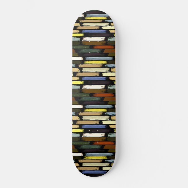 Skateboard Lluvia de colores 4 (Anverso)