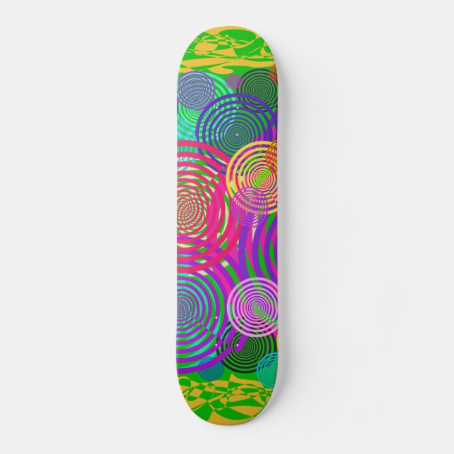 Skateboard Lluvias (Anverso)