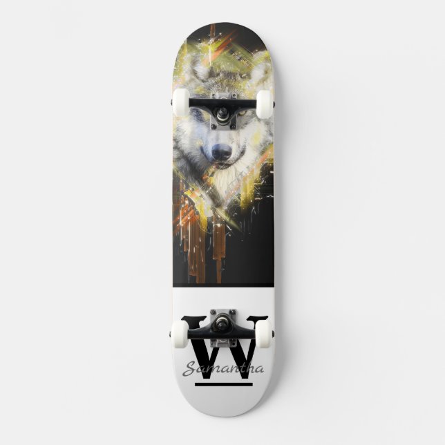 Skateboard Lobo (Anverso)