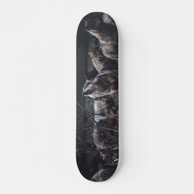 Skateboard Lobo del lobo del lobo (Anverso )