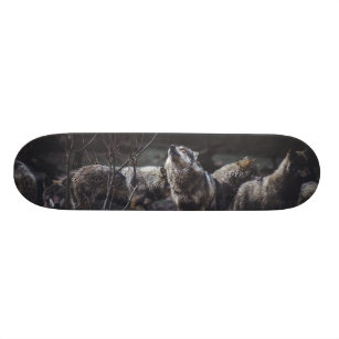 Skateboard Lobo del lobo del lobo