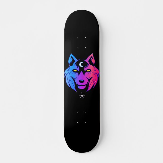 Skateboard Lobo espacial (Anverso )