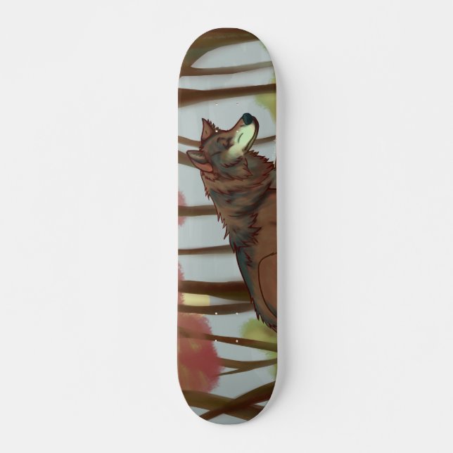 Skateboard Lobo europeo (Anverso )