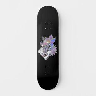 Skateboard Lobo Floral I