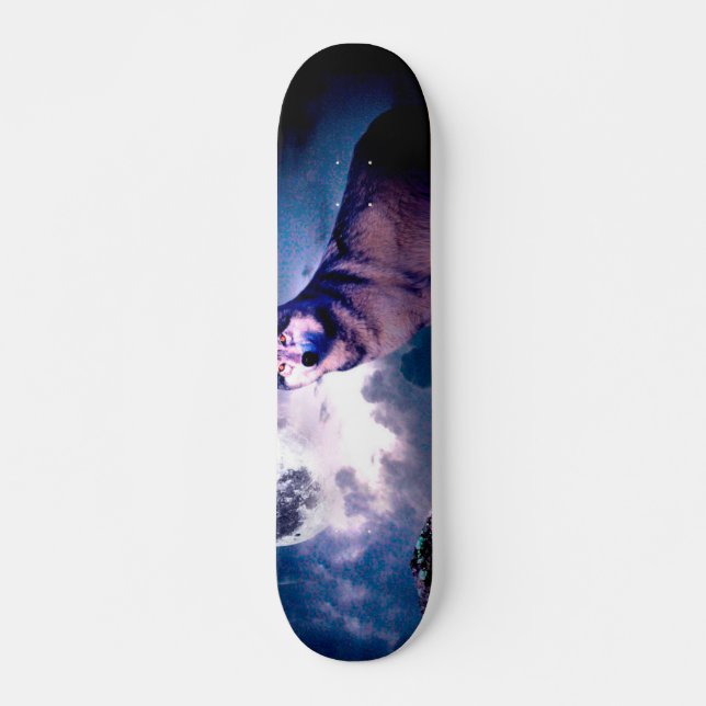 Skateboard Lobo lunar (Anverso )