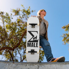 Skateboard Lobo solitario de Sigma Male