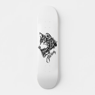 Skateboard Lobo tribal