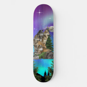 Skateboard Lobo y Luna