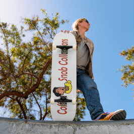 Skateboard Locura en el tablero de ajedrez con colecciones de