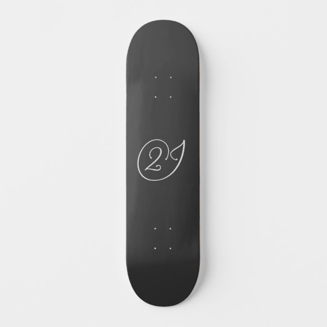 Skateboard Logo De '2J' (Anverso)