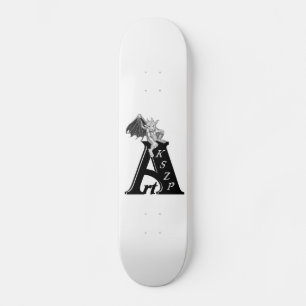 Skateboard Logo de Art KSZP mit Golem - Gargoyle