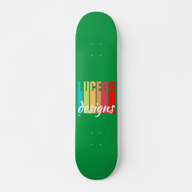 Skateboard Logo de "LUCE69 DESIGNS" (Anverso )