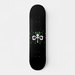 Skateboard Logo de Shamrock Irish Circle